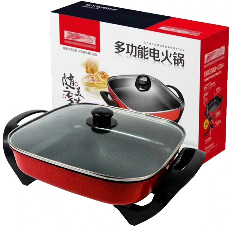 Multifunction Electric Skillet Korean Electric Skillet Square Electric Skillet Grill Nonstick Skillet Pan Non Stick Non-Stick Skillet Pan Multi Function Skillet